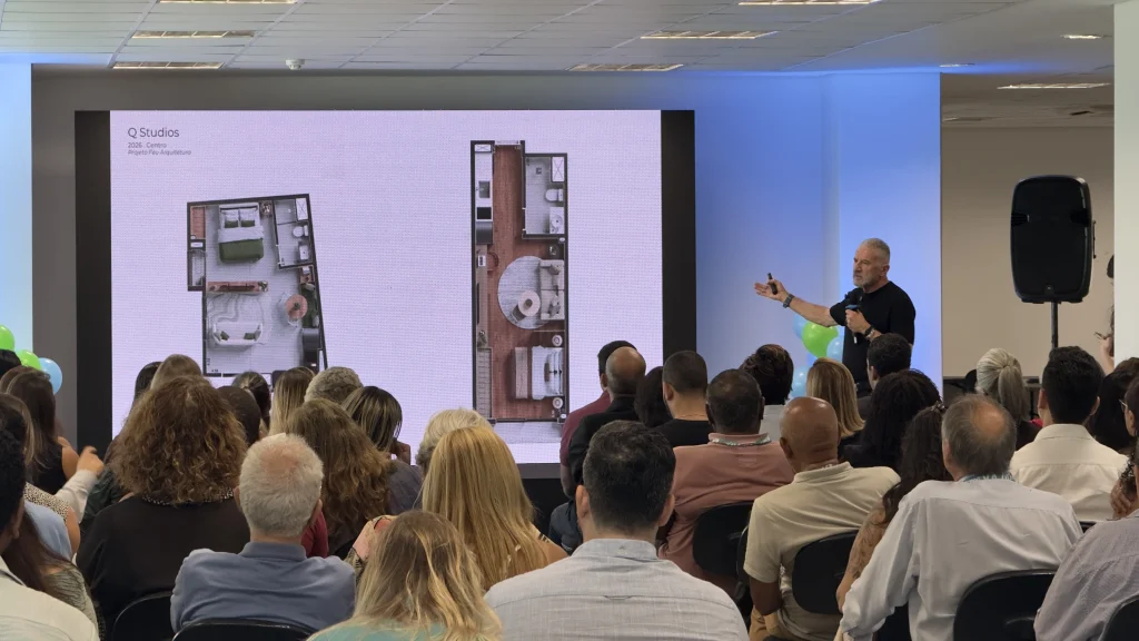 Alexandre Feu apresenta a palestra Anatomia dos Bons Studios na Somma Rio
